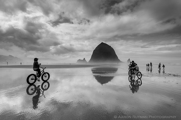 Aaron Rutman Photography: Saltwater &emdash; Beach Biking, Cannon Beach