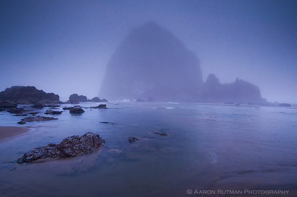 Aaron Rutman Photography: Saltwater &emdash; Fog, Cannon Beach, OR