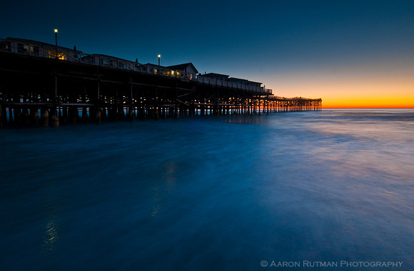 Crystal Pier dusk, Pacific Beach