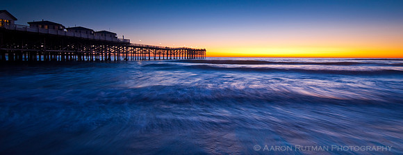 Crystal Pier dusk, Pacific Beach