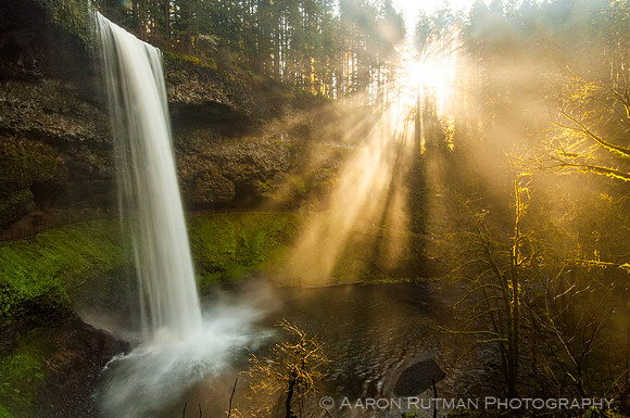 Godrays at South Falls
