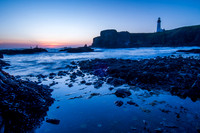 Yaquina Head Lighthouse from Cobble Beach