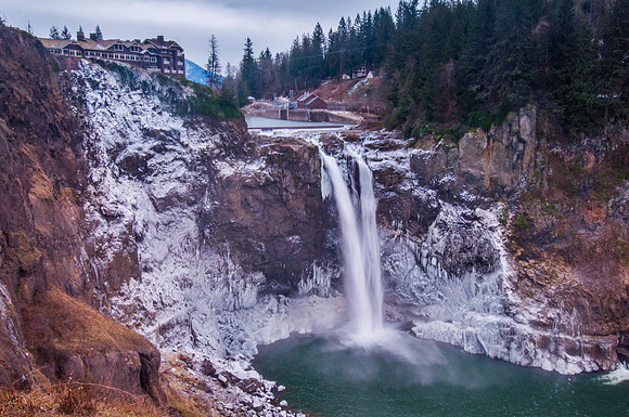 Snoqualmie Falls, Winter