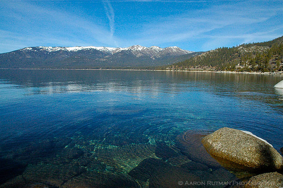 Lake Tahoe clear water