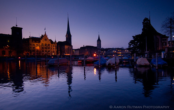 Dusk, Zürich, Schweiz