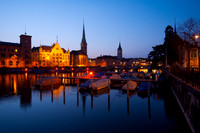 Dusk, Zürich, Schweiz