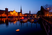 Dusk, Zürich, Schweiz