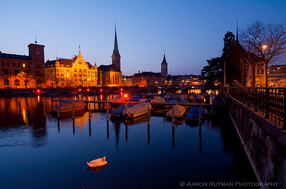 Dusk, Zürich, Schweiz