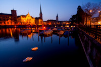 Dusk, Zürich, Schweiz