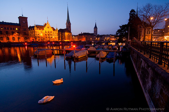 Dusk, Zürich, Schweiz