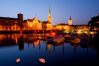 Dusk, Zürich, Schweiz