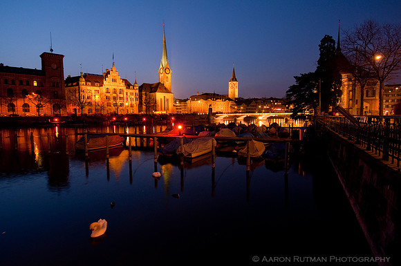 Dusk, Zürich, Schweiz