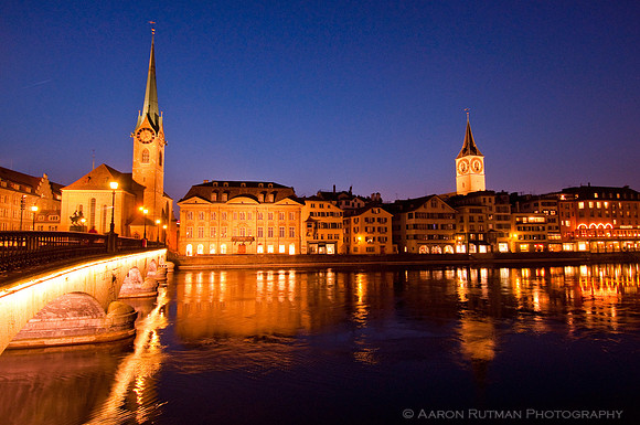 Dusk, Zürich, Schweiz