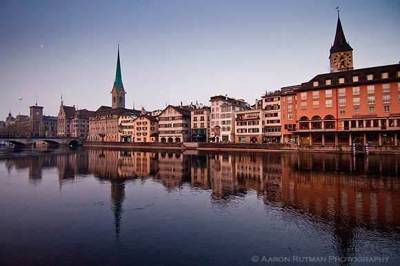 Zürich aus der Limmat
