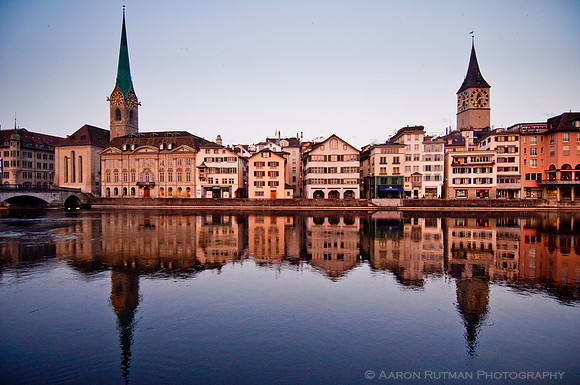 Zürich morning over the Limmat