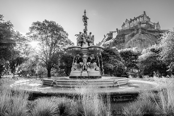 Princes Street gardens, Edinburgh, Scotland