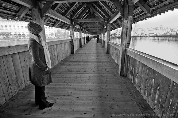 On the Kapellbrücke, Luzern