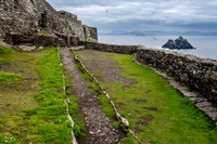 Little Skellig and the Skellig Michael monastery