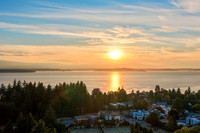 Black Island sunset from West Seattle