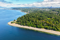 Seattle Skyline over Lincoln Park