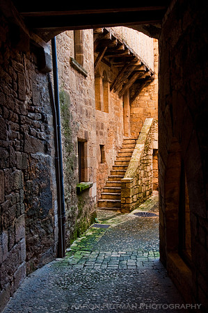 Hidden stairway, Sarlat