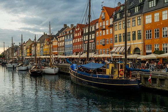 Nyhavn sundown, Copenhagen