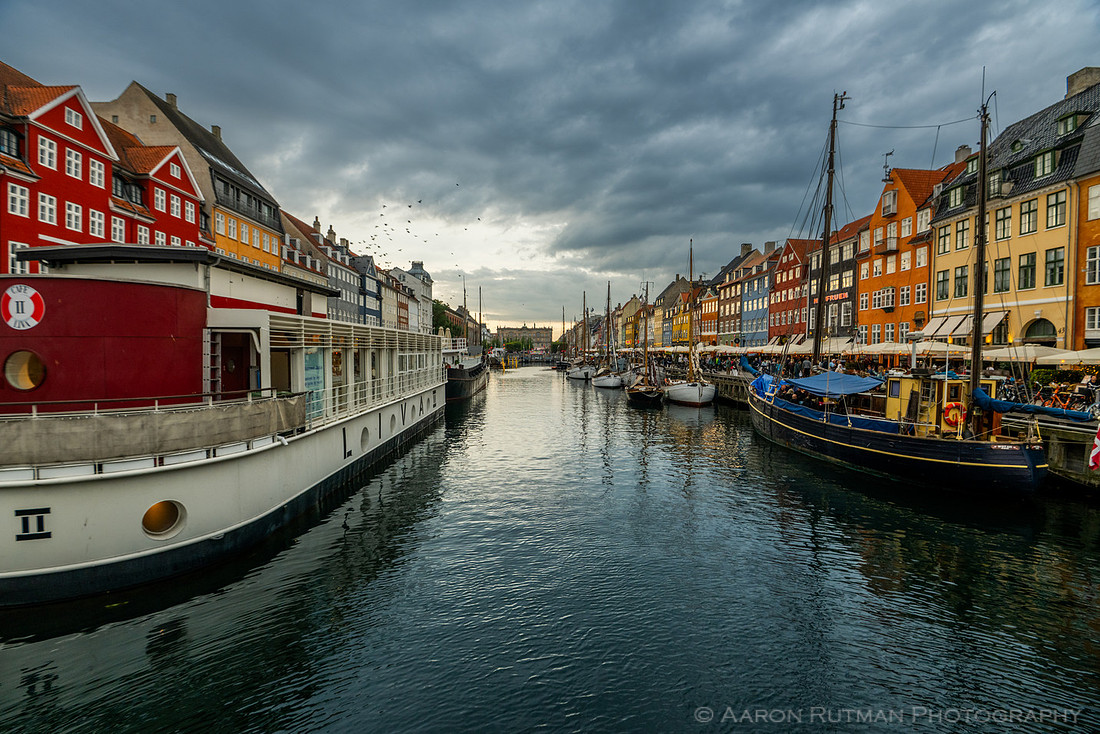Nyhavn sundown, Copenhagen