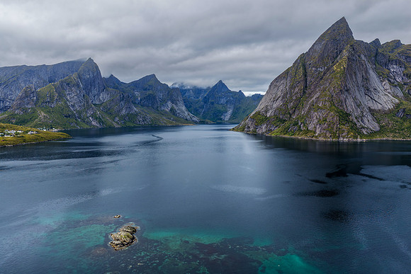 Olstinden and Reinefjorden