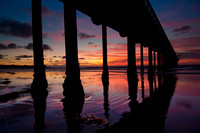 Rainbow reflection, Scripps La Jolla