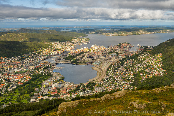 Bergen from Mt Ulriken