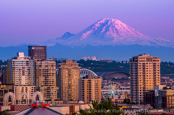 Mt. Ranier over Seattle