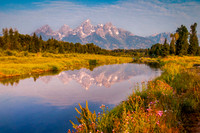 Schwabacher's Landing Sunrise, Grand Teton National Park