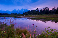 Schwabacher's Landing dusk, Grand Teton National Park