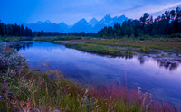 Schwabacher's Landing dusk, Grand Teton National Park