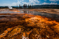 Orange Chromatophores at Biscuit Basin, Yellowstone