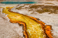 Sapphire Pool runoff, Biscuit Basin, Yellowstone