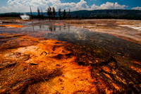 Orange Chromatophores at Biscuit Basin, Yellowstone