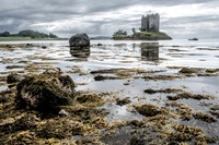 Castle Stalker on Loch Laich, County Argyll, Scotland