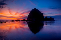 Haystack Rock Sunset, Cannon Beach, OR