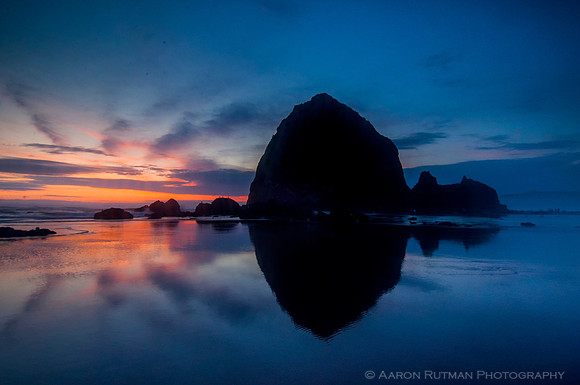 Haystack Rock Sunset, Cannon Beach, OR