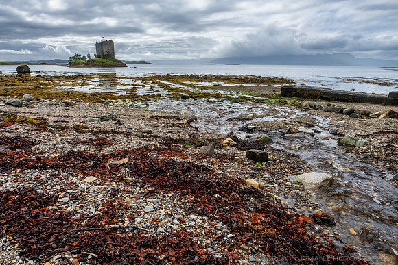 Castle Stalker on Loch Laich, County Argyll, Scotland