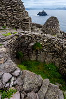 Little Skellig and the Skellig Michael monastery
