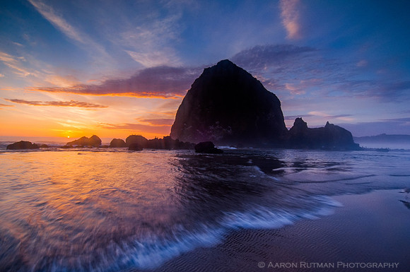Haystack Rock Sunset, Cannon Beach, OR
