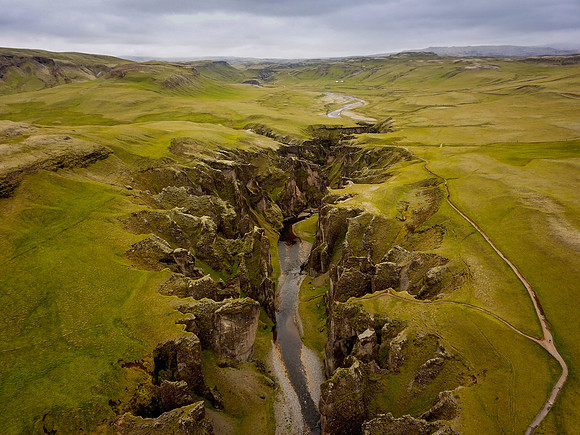 Fjaðrárgljúfur Canyon, South-Iceland