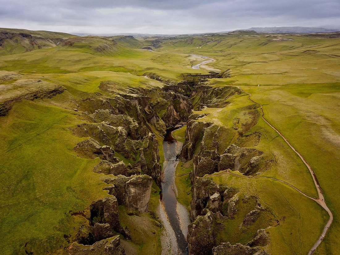 Fjaðrárgljúfur Canyon, South-Iceland