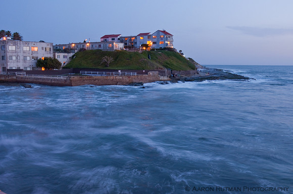 Ocean beach dusk