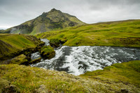 Above Skogafoss on the Skoga