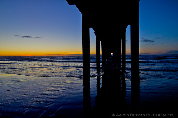 Blue dusk, Scripps en face