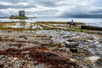 Castle Stalker on Loch Laich, County Argyll, Scotland