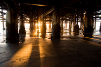 Crystal Pier golden light